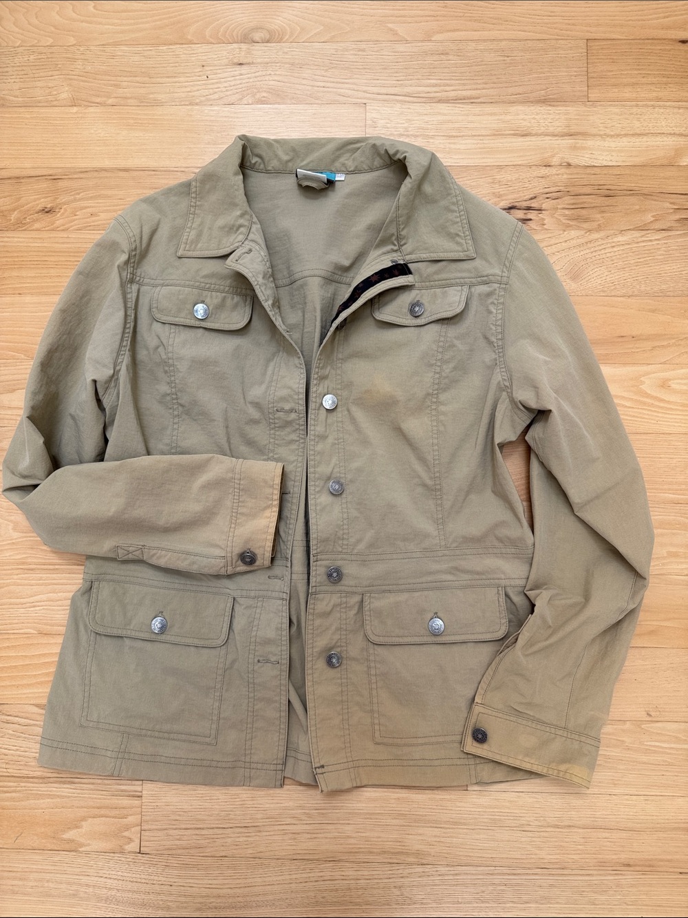 Vintage style ISIS soft shell type safari jacket M